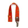 'Lil' Puffy' Orange Shweshwe Dummy Clip