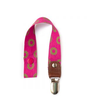 'Pink Python' Pink Shweshwe Dummy Clip