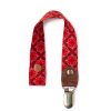 'Red Herald' Red Shweshwe Dummy Clip