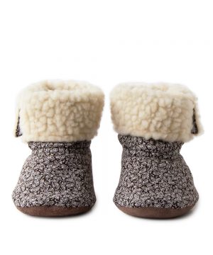 'Squirrel' Shweshwe Winter Booties
