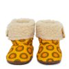 Ingwe Winter Booties in Yellow Shweshwe
